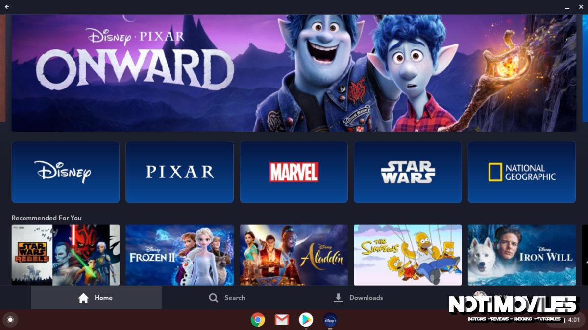 con google chromecast se puede ver disney plus